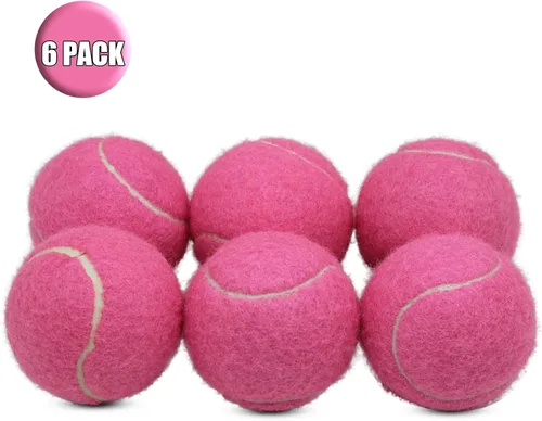 Miniatura 2 de SHYUJAJIE Pelotas de tenis, paquete de 6 pelotas de tenis de entrenamiento, pelotas de práctica de alta elasticidad para principiantes, pelotas