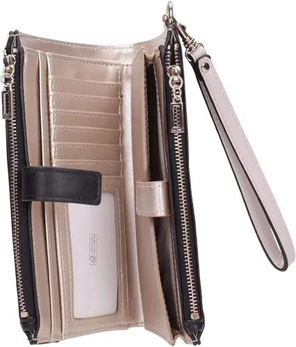 Miniatura 8 de GUESS Cartera organizadora de doble cremallera Kasinta para mujer