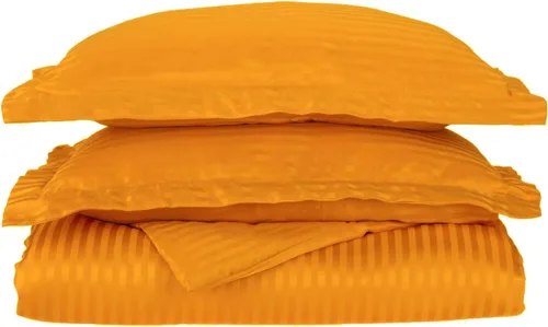Miniatura 18 de LaxLinen Juego de funda de edredón de 3 piezas (1 funda de edredón con 2 fundas de almohada) 100% algodón de calidad suave, con cierre