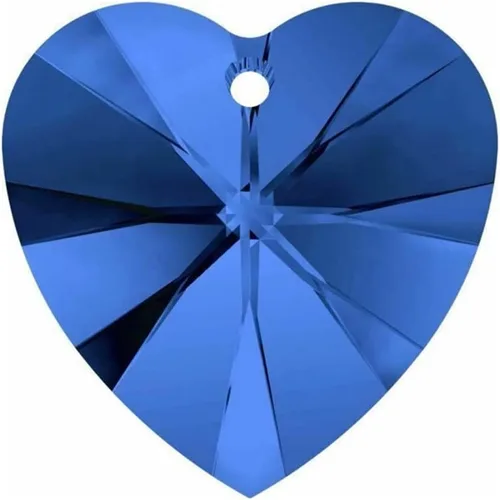 Miniatura 7 de 12 piezas de cristal austriaco auténtico Xilion #6228 de 0.394 in (0.39 pulgadas) colgante en forma de corazón verde esmeralda cuentas de gota