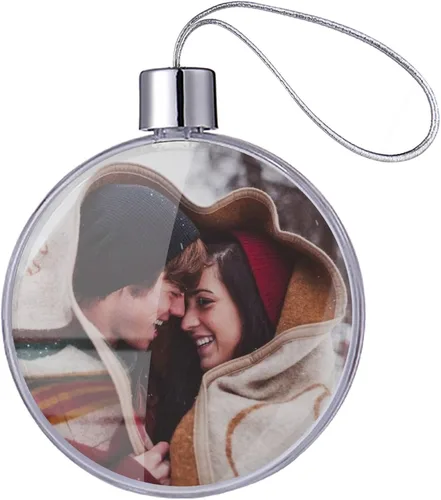 Miniatura 9 de Adornos personalizados de Navidad con foto/nombre, adornos personalizados de Navidad 2024, impresión de doble cara para árbol de Navidad, hogar