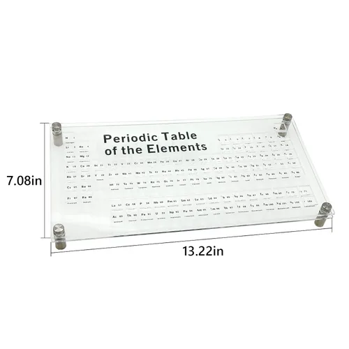 Miniatura 2 de 18 piezas de conjunto de cubos de elementos, cubos de densidad de metal puro con bandeja de plexiglás acrílico, conjunto de cubos de elementos