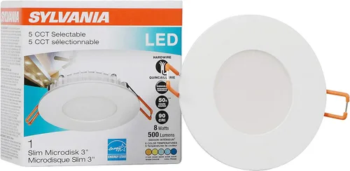 Miniatura 16 de LEDVANCE Kit de lámpara empotrable LED RT4 de 4 pulgadas, reemplazo de 50 W, base mediana E26, color blanco, 1 unidad (paquete de 1)