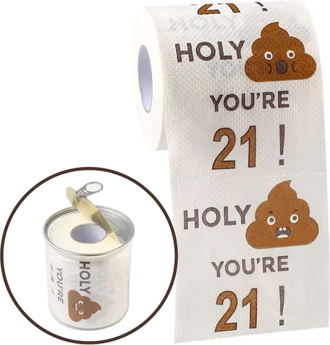 Miniatura 16 de Rollo de papel higiénico de feliz cumpleaños número 16 de 3 capas, divertidos regalos de cumpleaños para niños, hijos y niñas, novedad