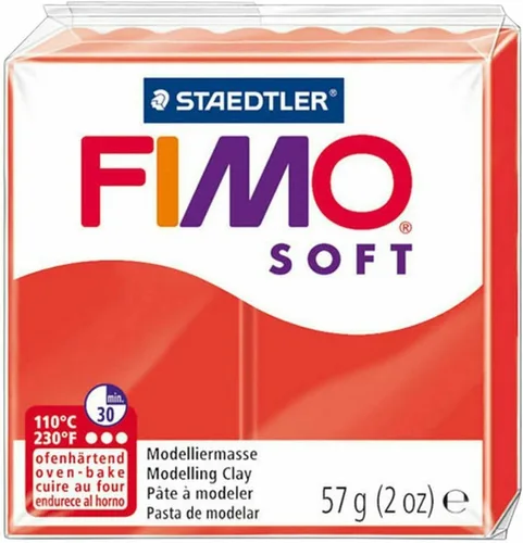 Miniatura 4 de FIMO Staedtler - Arcilla para modelar horno de polímero suave, tonos de puesta de sol, juego de 6