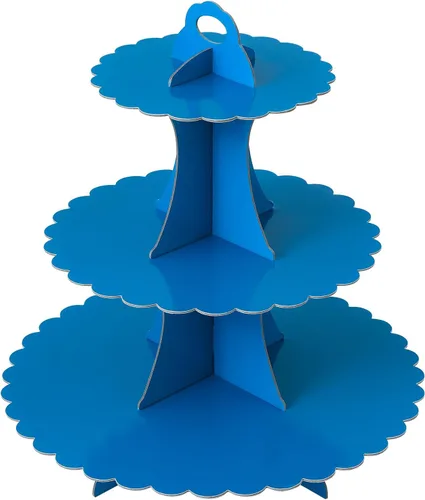 Miniatura 45 de Soleebee Soporte para Cupcakes de 3 Niveles, Torre de Cupcakes de Cartón, Torre de Soporte para Pasteles de Postre para Decoración de Cumpleaños