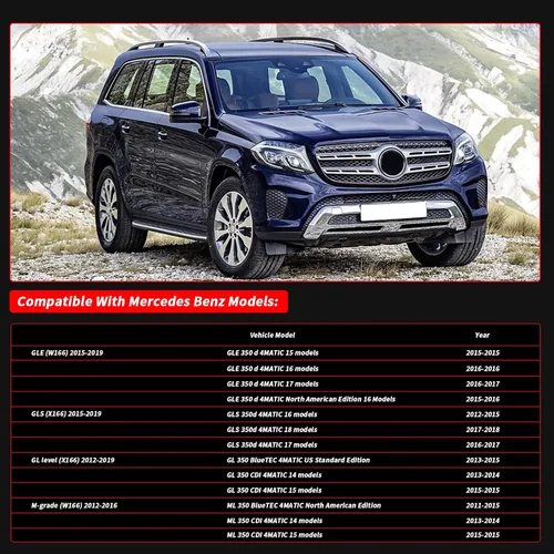 Miniatura 4 de 1665000091 Manguera de desbordamiento de radiador de tubería de agua para hervidor auxiliar 2012-2019 para Benz GLE350d, GLS350d, GL350, ML350
