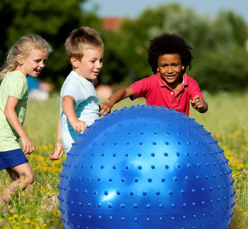 Pelota de masaje sensorial grande para niños, 33.5" 85CM 3.1lb(1400g) Pelota de ejercicio que rebota para niños pequeños, Pelotas inflables grandes