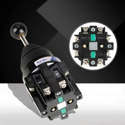 Miniatura 9 de CS-402 4NO Interruptor de joystick, interruptor de palanca de mando de 4 posiciones, interruptor de joystick momentáneo Joy Stick para control
