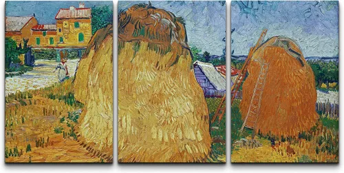Miniatura 176 de Lienzo decorativo para pared - cuadro con estampado Giclée para decoración del hogar Noche estrellada sobre el Ródano