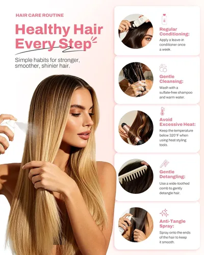 Miniatura 8 de Moresoo Extensiones de cabello humano con cinta adhesiva #1, color negro azabache, extensiones de cabello humano con cinta invisible, extensiones