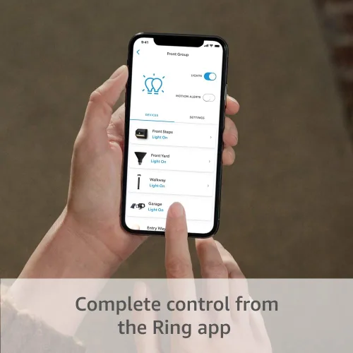 Miniatura 4 de Luz LED inteligente Ring A19: ahorra energía con sus 800 lúmenes de luz blanca y compatible con Amazon Sidewalk (blanco)