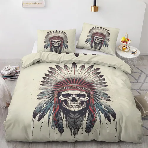 Miniatura 32 de Funda de edredón abstracta tamaño individual Juego de ropa de cama de arte colorido 2 piezas Funda de edredón con patrón de microfibra suave