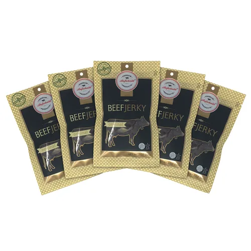 Miniatura 22 de Aufschnitt - Paquete variado de carne seca de res – 12 unidades (2 onzas cada uno) Kosher (certificado Star-K) Certificado USDA 100% carne