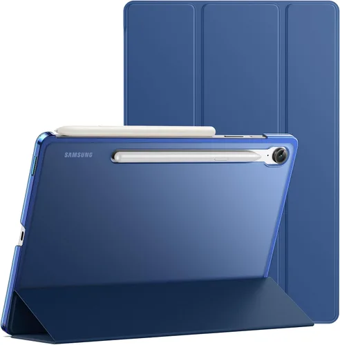Miniatura 10 de JETech Funda para Samsung Galaxy Tab S10 Lite / S10 FE / S9 FE de 10.9 pulgadas, funda protectora delgada y translúcida con soporte trasero de tres