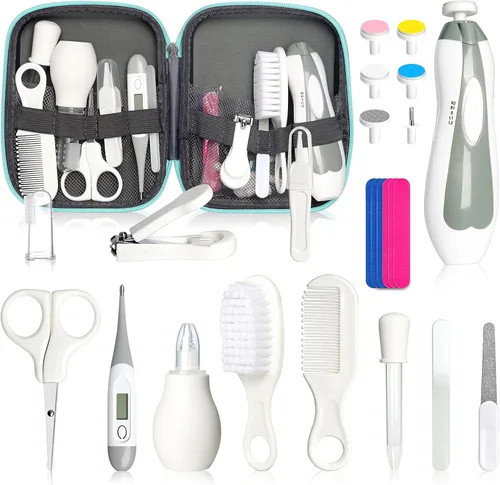 Miniatura 8 de Kit de aseo para bebés para niños y niñas, seguridad para recién nacidos, juego de aseo esencial para guardería, regalo para padres primerizos