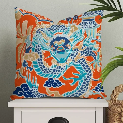 Miniatura 18 de ArogGeld Fundas de Almohada Euro Sham Florales Verde y Blanco Gris Estilo Chinoiserie Funda de Almohada Asiática Funda de Cojín Decorativo 18x18