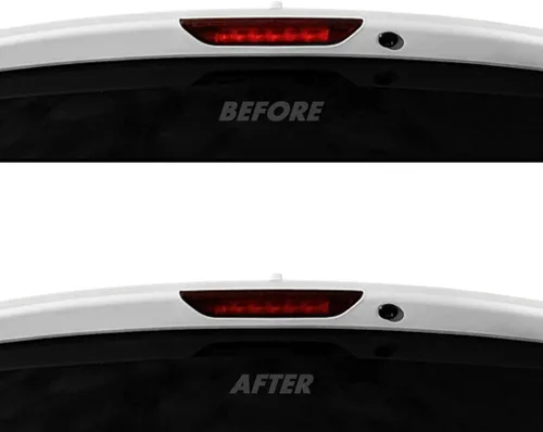 Miniatura 11 de SlickMod Tinte de humo de vinilo precortado para luz trasera Dodge Durango 2014-2023 (20% humo oscuro, 4. luz trasera interior)