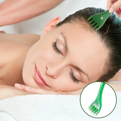 Miniatura 3 de Masajeador de cabeza para el cuero cabelludo, 2 unidades, para relajar el estrés, con garra de dedo, para estimular el crecimiento del cabello