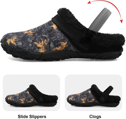 Miniatura 3 de Besroad - Pantuflas mullidas para mujer y hombre, esponjosas, cómodas, de espuma viscoelástica, para dormitorio