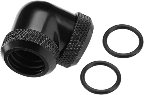 Miniatura 7 de Adaptador extensor G1/4 macho a hembra, tubo G1/4 PETG de 0.630 in OD de 90 grados de enfriamiento de ajuste de compresión doble, mejora el ajuste
