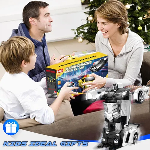 Miniatura 7 de Auto a control remoto transformable - Autos RC, transformación con un botón, rotación de 360°, derrape, 2.4GHz 1:18 escala, regalo para niños de 4-6