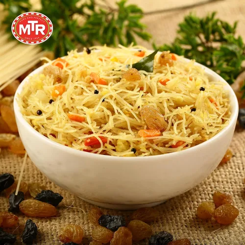 Miniatura 6 de MTR Seviyan Vermicelli Upma de 3 minutos - Mezcla lista para cocinar, auténtica comida india en solo 3 minutos, 100% vegetariana, sin conservantes
