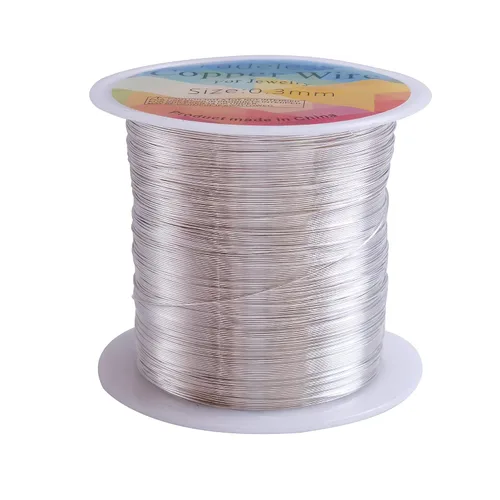 Miniatura 12 de Alambres de cobre resistentes al deslustre de 65.6 pies, alambre de cobre para electrocultura en jardinería, alambre de cobre de calibre 16, cables