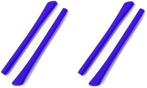 Miniatura 11 de Puntas de extremo para lentes de oreja, piezas de calcetín de tubo para gafas de silicona antideslizante, reemplazo cómodo, 2 pares