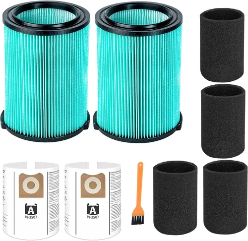 Miniatura 11 de CBT Supply Repuesto para Craftsman 17810 9-17810 9 17810 Limpiador multiusos 3 y 4 galones Shop Vac filtro de vacío húmedo y seco, paquete de 2