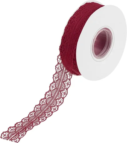 Miniatura 27 de MECCANIXITY 1.2 Inch Wide 15 Yard Lace Ribbon Floral Pattern Beige Lace Trim Ribbon for Gift Wrapping Bouquets, Wedding Decor Sewing Making, and DIY
