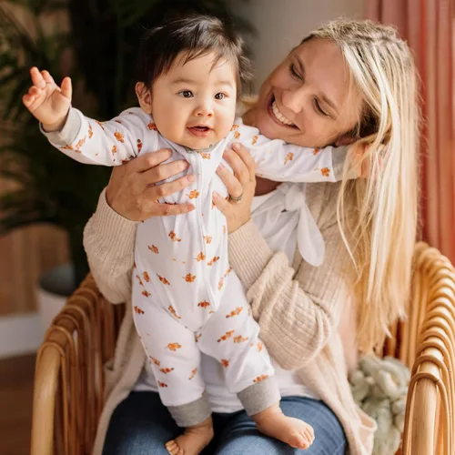 Miniatura 56 de Burt's Bees Baby - Pijama de una pieza para bebé, mameluco para dormir y jugar, algodón 100% orgánico, cremallera frontal