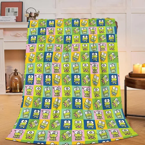 Miniatura 12 de Manta de Camping Yerretin, suave y cálida, de felpa, para acampar, regalos para amantes del camping, RV, acogedora, ligera, de franela, forro polar