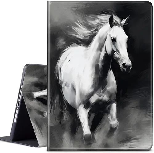 Miniatura 35 de Funda para tablet Kindle Fire 7 2019/2017 lanzamiento 9ª/7ª generación 7 pulgadas, ligera, protectora de piel sintética, cubierta inteligente