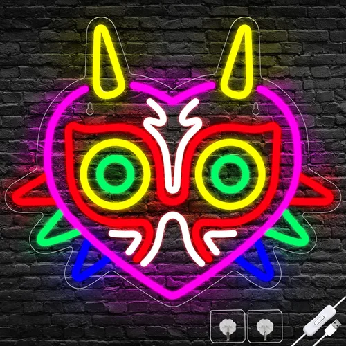 Miniatura 8 de Letrero de Neón para Gamers, Letrero de Neón LED con Forma de Gamepad para Decoración de Cuarto de Gamer, Letrero de Neón Gaming para Decoración