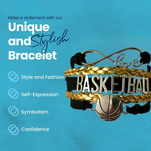 Miniatura 2 de Infinity Collection - Pulsera de baloncesto de regalo para equipos y jugadores
