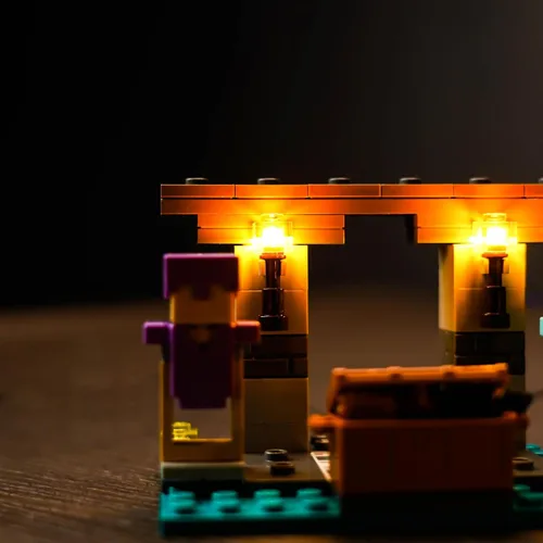 Miniatura 4 de Kit de luz LED mejorado para Lego Minecraft The Armory, compatible con Lego 21252, el mejor regalo para adultos (modelo no incluido)