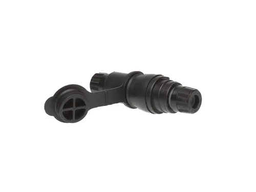 Miniatura 2 de Woodhead 28W76BLK Watertite - Enchufe de hoja de bloqueo de ubicación húmeda, cableado eléctrico negro con 3 cables/4 polos, configuración NEMA