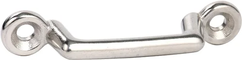 Miniatura 5 de Amarine Made Paquete de 6 correas superiores Bimini de acero inoxidable, ojo de almohadilla, lazo de lacayo para Jeep Corvette, Buggy, amarre