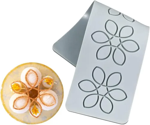Miniatura 3 de Molde de encaje de silicona para fondant de flores 3D, tapete comestible de azúcar, tapete de encaje de impresión de fondant, tapete de encaje