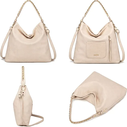 Miniatura 4 de Montana West Bolso de mano grande para mujer bolso de transporte oculto y bolso de mano bolso de hombro suave