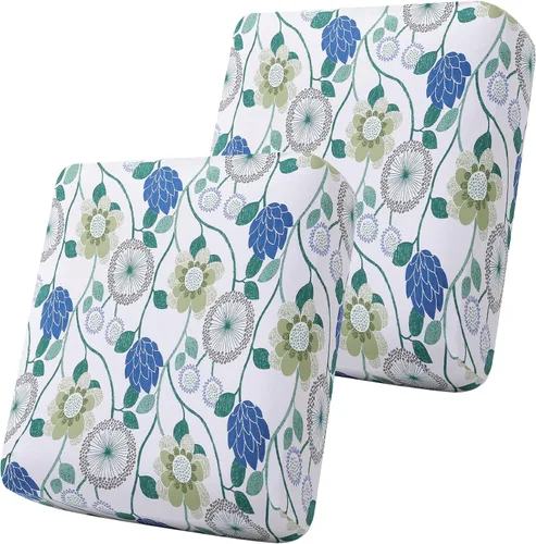 Miniatura 77 de Smiry Fundas de cojín de sofá estampadas, fundas elásticas suaves para sofá, fundas de sofá lavables antideslizantes, protector de muebles para Beige