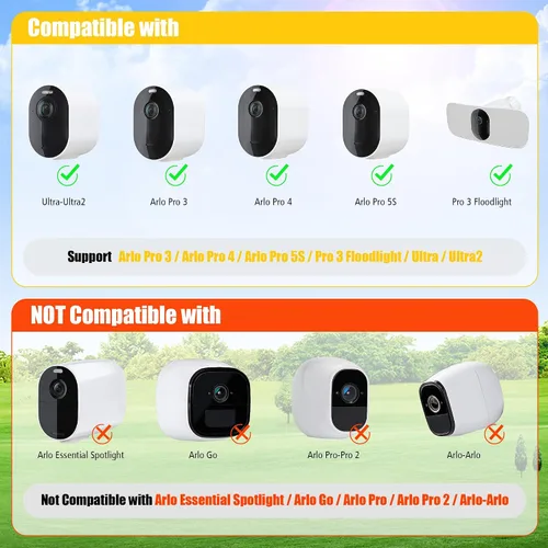 Miniatura 3 de Cargador de panel solar compatible con Arlo Pro 3/Pro 4/Pro 5S/Pro 3 Floodlight/Ultra/Ultra2, carga de paneles solares de 5 V 4 W, IP66 resistente a