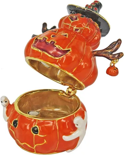 Miniatura 5 de Caja de baratijas con joyas de calabaza de Halloween