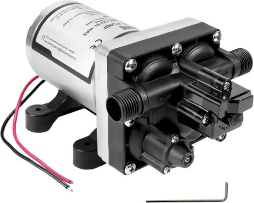 Miniatura 13 de WASSERMANN Bombas de agua RV 115V AC Bomba de presión con interruptor de presión, bomba de agua autocebante 4.0GPM 45PSI, bomba de agua dulce