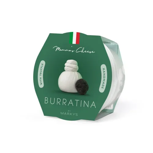 Miniatura 4 de Mamma's Burratina con trufas Mozzarella y queso italiano fresco crema - 8 oz / 227 g (paquete de 6) - GARANTIZADO POR LA NOCHE