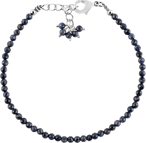 Miniatura 69 de Natural Gemstone Micro Round Beads Dainty Choker Bangle Bracelet, Handmade Jewelry for Women, Healing Chakra Crystals Silver Plated Chain 8 inch
