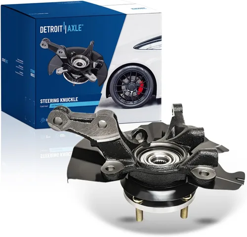 Miniatura 83 de Detroit Axle - Conjunto de manguetas de dirección delanteras de 2 piezas para Hyundai Accent 06-11, 2 manguetas de dirección y conjunto de buje