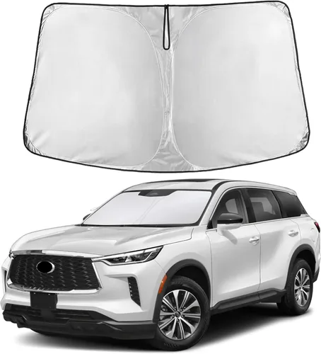 Miniatura 80 de Econour Parasol para parabrisas compatible con Honda Civic 2016-2021, protector de parasol plegable para ventana, bloquea los rayos UV y mantiene tu