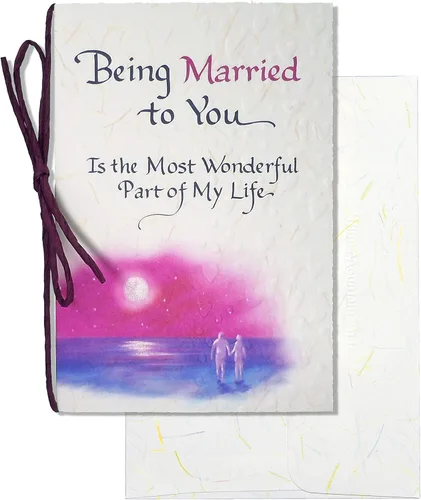 Blue Mountain Arts Tarjeta de matrimonio: palabras románticas y amorosas para tu esposo o esposa (Estar casado contigo es la parte más maravillosa